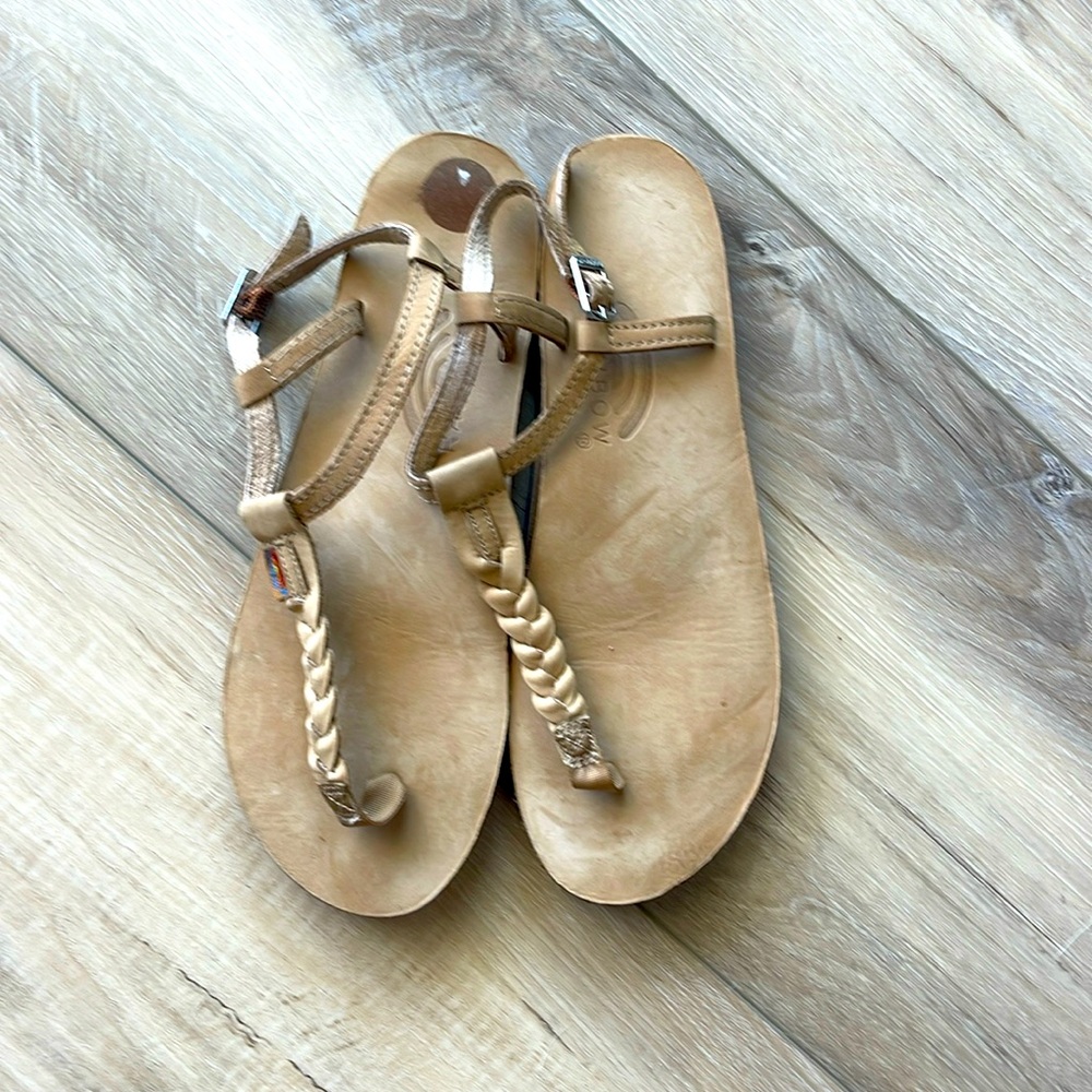 Rainbow sandals size 7 1/2 worn once
